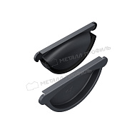 Заглушка желоба МЕТАЛЛ ПРОФИЛЬ Foramina PUR D125 Ral 7024