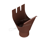 Воронка выпускная МЕТАЛЛ ПРОФИЛЬ Foramina PUR D150/100 Ral 8017