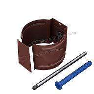 Держатель трубы (на кирпич) МЕТАЛЛ ПРОФИЛЬ Foramina PUR D100 RR32