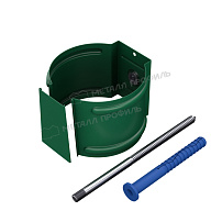 Держатель трубы (на кирпич) МЕТАЛЛ ПРОФИЛЬ Foramina PUR D100 Ral 6005